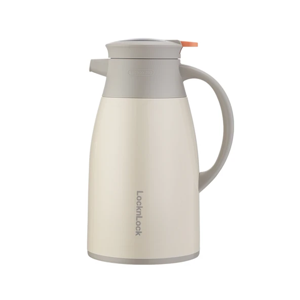 Dijital Ekranlı Termos - 1 Litre - Bej