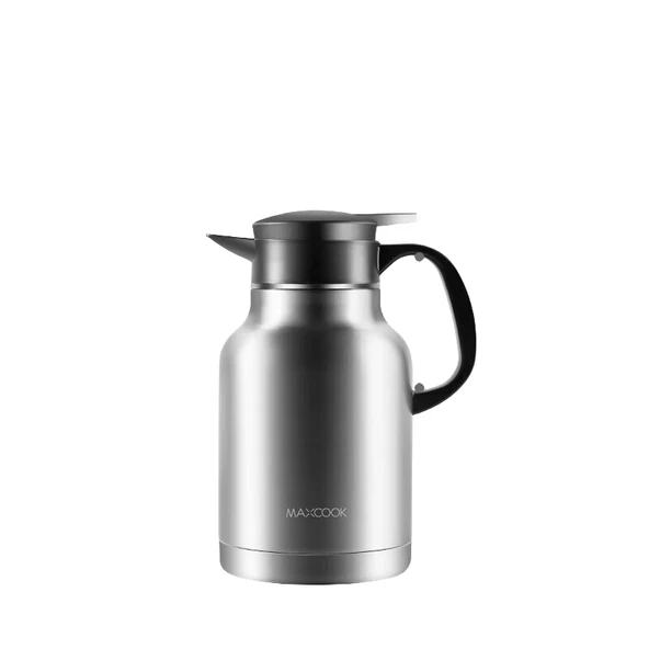 1.5L Termos Sürahi - Fırçalanmış Gümüş - 36 Saat Sıcak Tutma