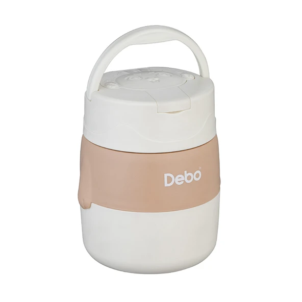 Paslanmaz Çelik Yemek Termosu - Beyaz - 500ml - 3