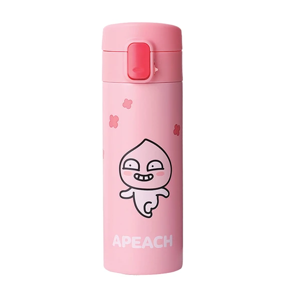 Kakao Friends Pembe 316 Paslanmaz Çelik Termos Bardak