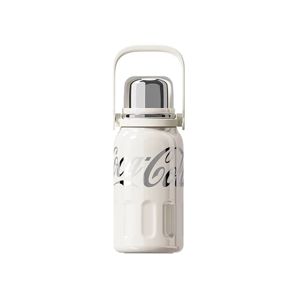 Coca-Cola Temalı Termos Bardak - 800ml - Beyaz