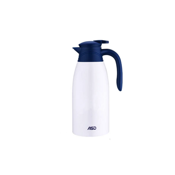 Termos - 2.0L - Paslanmaz Çelik - Vakum Yalıtımlı - Beyaz