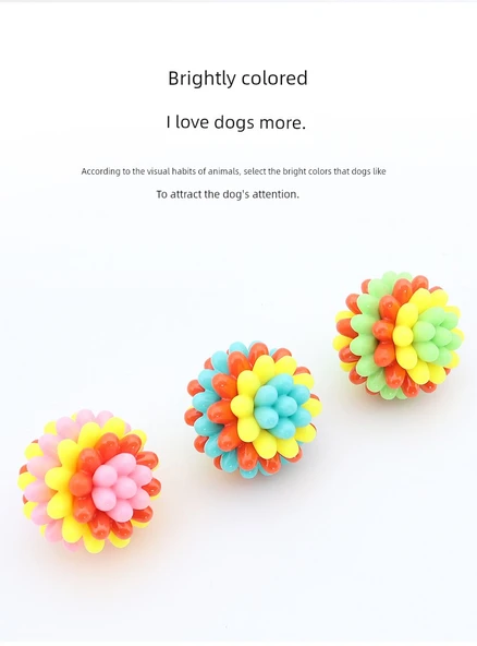 Mavi Köpek Diş Kaşıma ve Eğitim Oyuncağı - 7.5cm Çapında - 10
