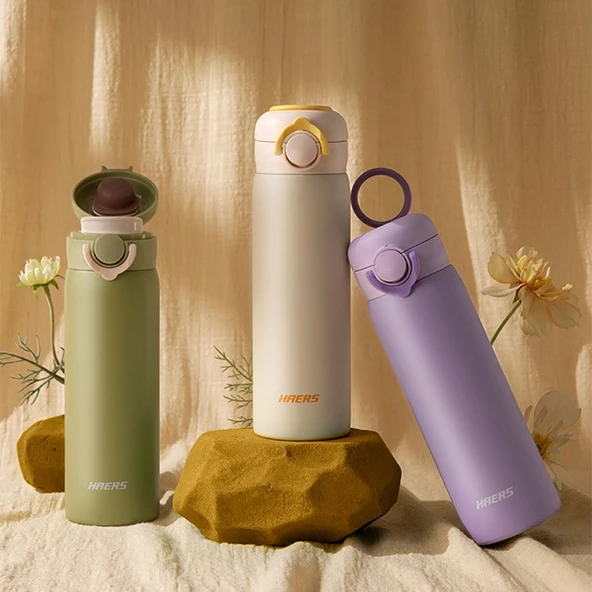 450ml Yalıtımlı Termos Bardak - Mor - 2