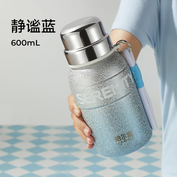 600ml Yalıtımlı Termos - Sakin Mavi - 2