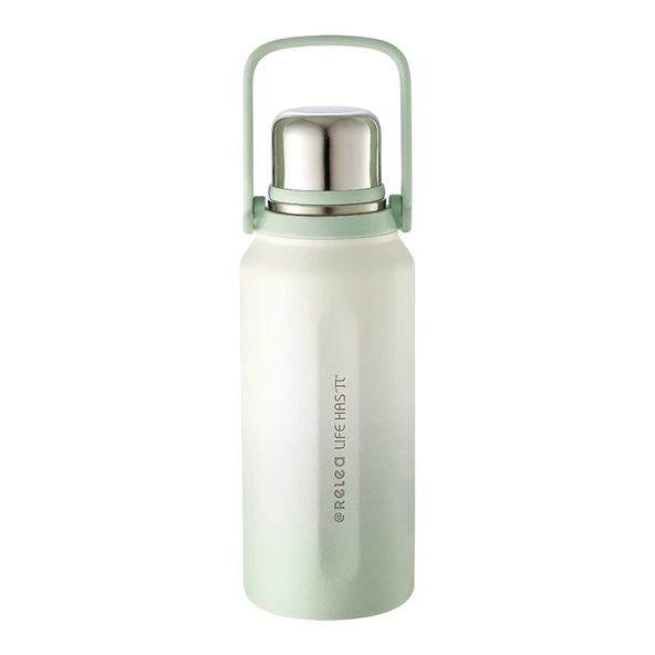 1550ml Yeşil Termos Bardak - Çay Süzgeçli