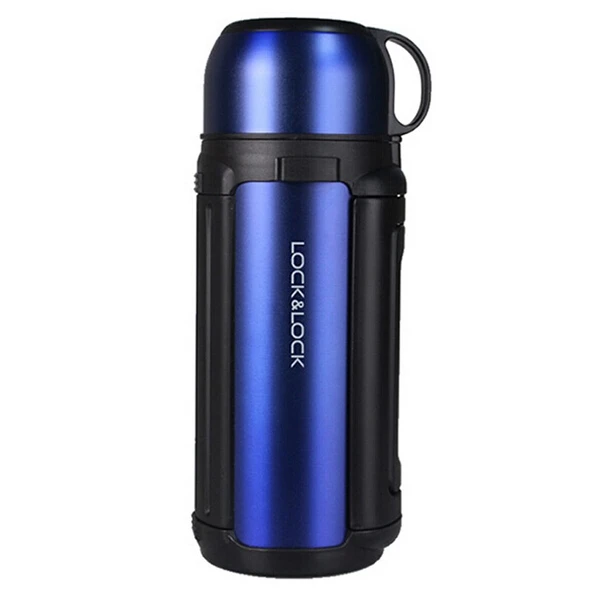 Geniş Ağızlı Termos - 1.5L - Safir Mavi