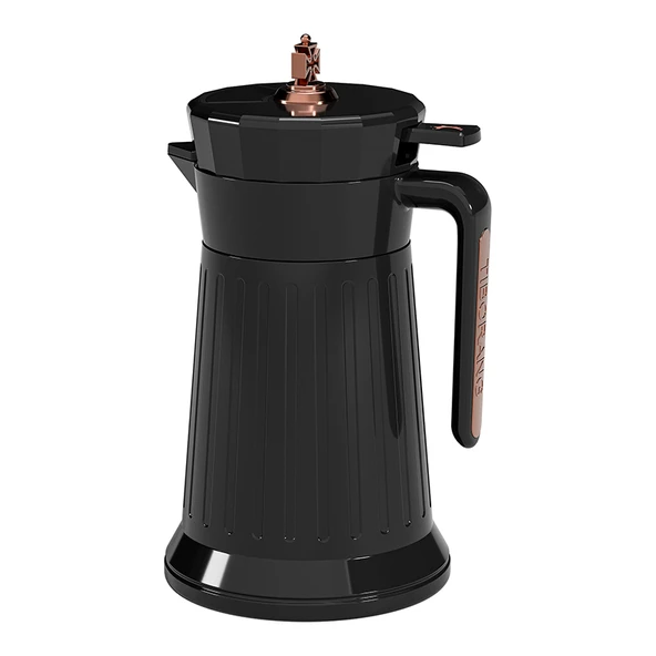 1.5L Vakumlu Termos - Yıldızlı Siyah