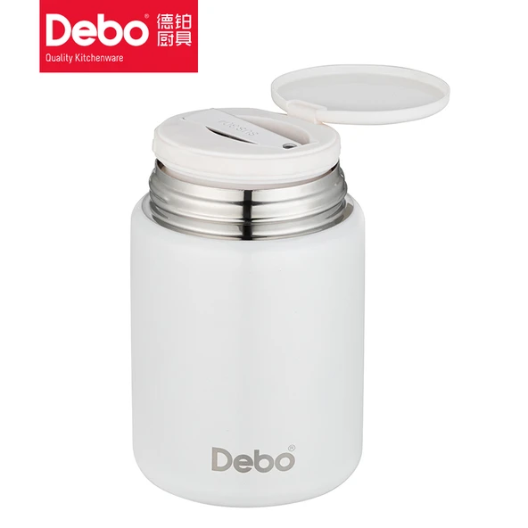 Termos Yemek Kabı - 0.6L - Krem Beyazı - 2