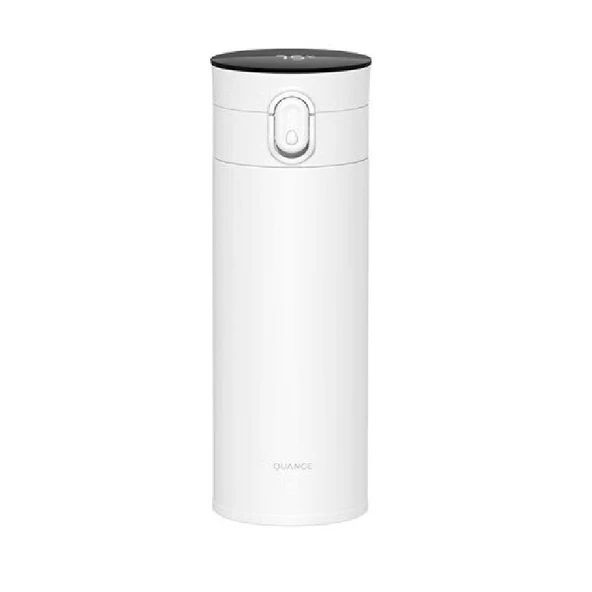 Akıllı Termos - Sıcaklık Göstergeli - 400ml - Buz Beyazı