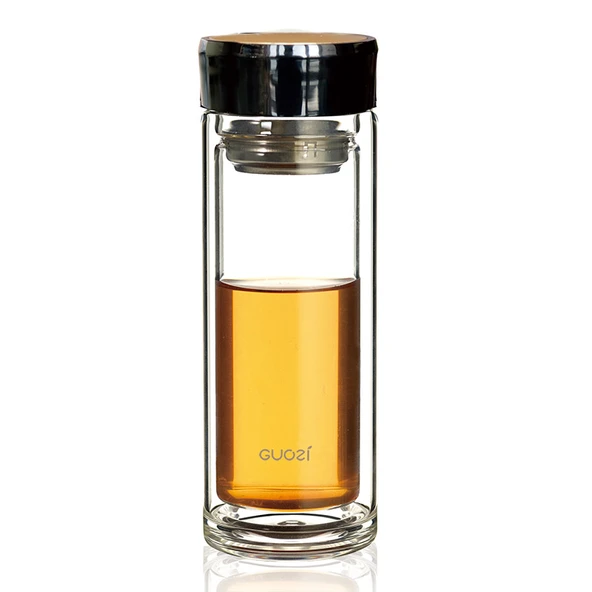 Çift Katmanlı Cam Bardak - 300ml - Şeffaf