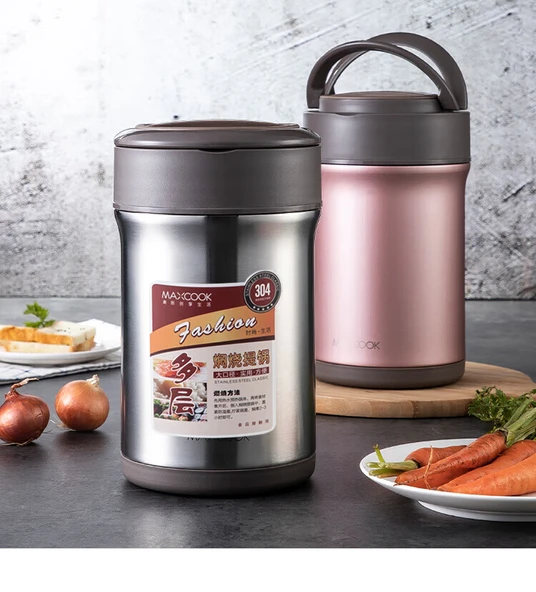 Vakumlu Termal Güveç Tenceresi - 2L - Paslanmaz Çelik - Rose Gold - 10