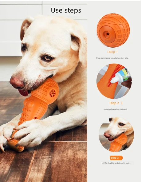 Köpek Kedi Çiğneme Oyuncakları Timsah Molar Çubuk Diş Fırçası Sesli Temizleme Isırmaya Dayanıklı - [2'li Paket] Çimen Yeşili - 11