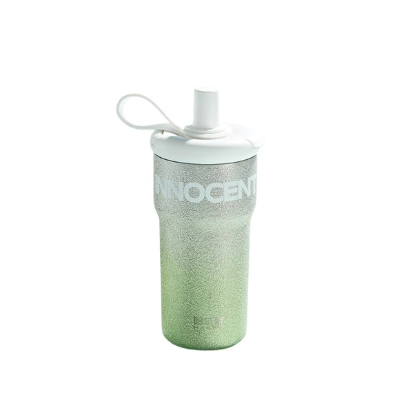 Pipetli Bardak - 500ml - Yeşil