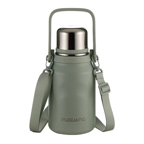 316L Paslanmaz Çelik Termos - 1200ml - Beyaz - 10