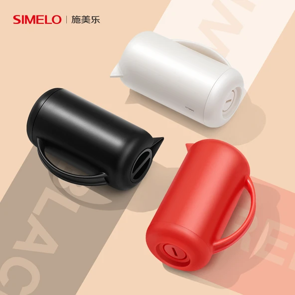Cam Termos Sürahi - 1000ML - Elegant Siyah - 2