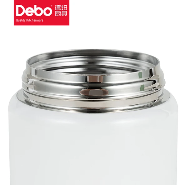 Termos Yemek Kabı - 0.6L - Krem Beyazı - 4