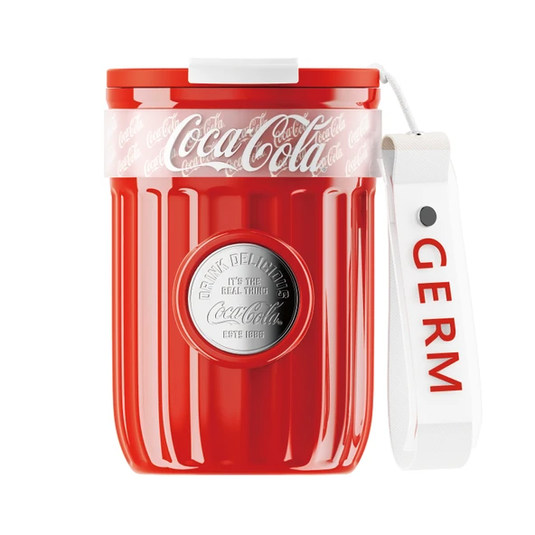 Coca-Cola Temalı Termos Bardak - 400ml - Kırmızı