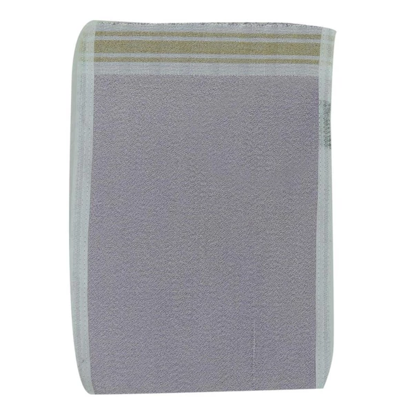 Doğal İpek Sırt ve Vücut Masaj Banyo Kesesi Eflatun 18cm x 25cm - 5