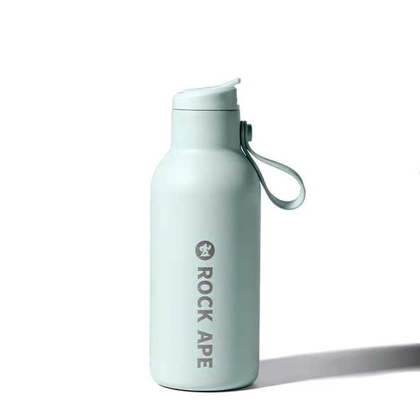 Mavi Paslanmaz Çelik Pipetli Termos - 500ml - 2