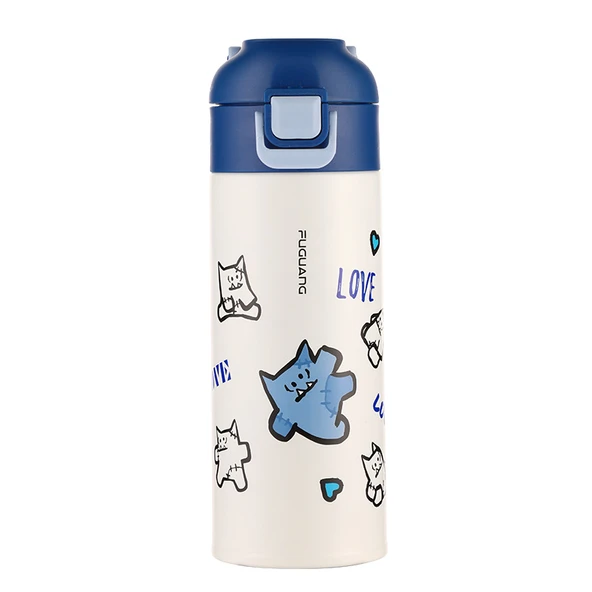 400ml Taşınabilir Termos - Safir Mavi
