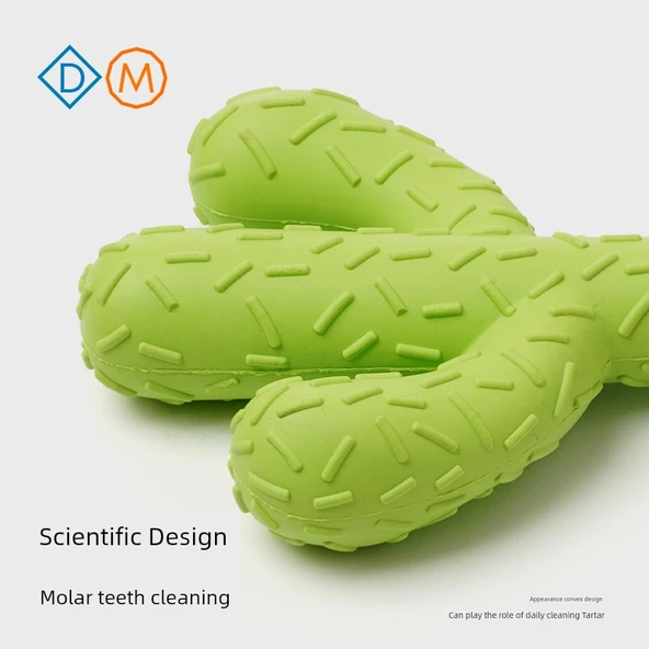 Köpek Diş Temizleme Oyuncağı - Kaktüs Şekilli - Resim 4