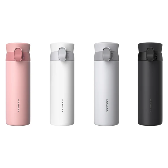 316 Paslanmaz Çelik Termos Bardak - 450ml - Pembe - 3