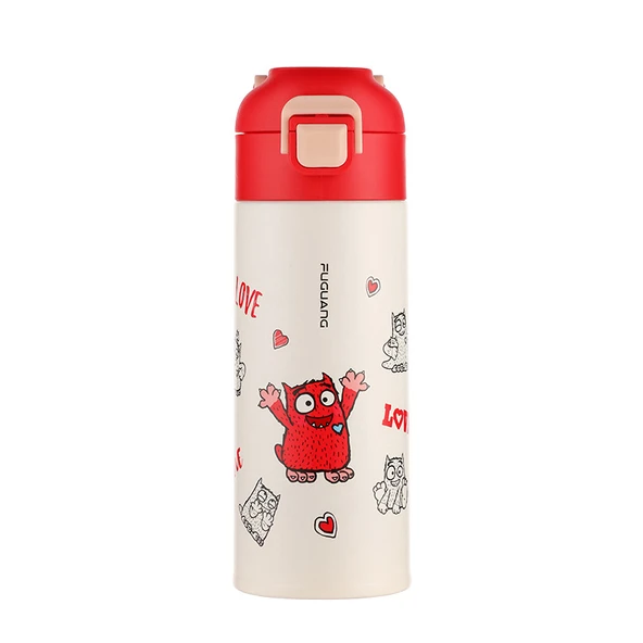 400ml Taşınabilir Termos - Göz Kamaştırıcı Turuncu
