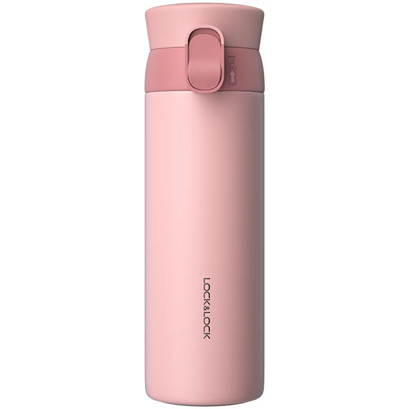 316 Paslanmaz Çelik Termos Bardak - 450ml - Pembe
