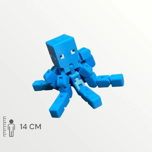 Minecraft Glow Squid Tencatles Parlayan Mürekkep Balığı