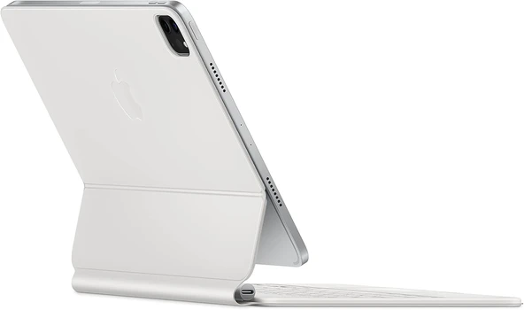 Apple Magic Keyboard: 11 inç iPad Pro ve iPad Air (4. ve 5. nesil) için iPad klavyesi ve kılıfı, harika yazma deneyimi, yerleşik trackpad, Türkçe F Klavye - Beyaz