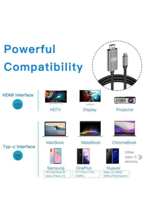 DAYTONA HC-01 TYPE-C=--4K HDMI GÖRÜNTÜ AKTARIM KABL - Resim 3