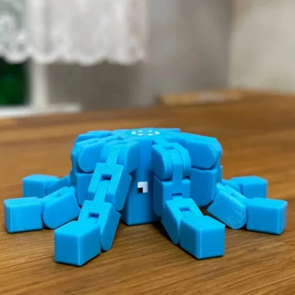 Minecraft Glow Squid Tencatles Parlayan Mürekkep Balığı - 3