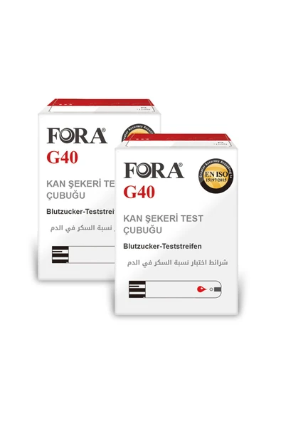 G40 Diabet Şeker Cihazı Stribi 2 Kutu 50*2