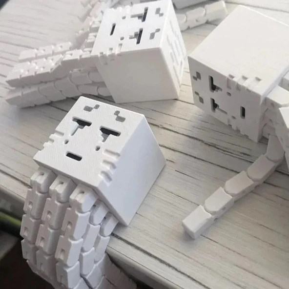 Minecraft Ghast Tentacles Articulated Eklemli - 2