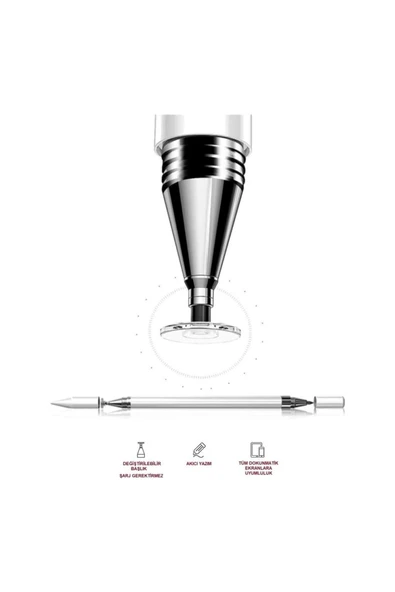 Dokunmatik Passive Stylus Tablet Telefon Bilgisayar Kalemi - 2