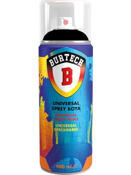 Universal Parlak Siyah Sprey Boya