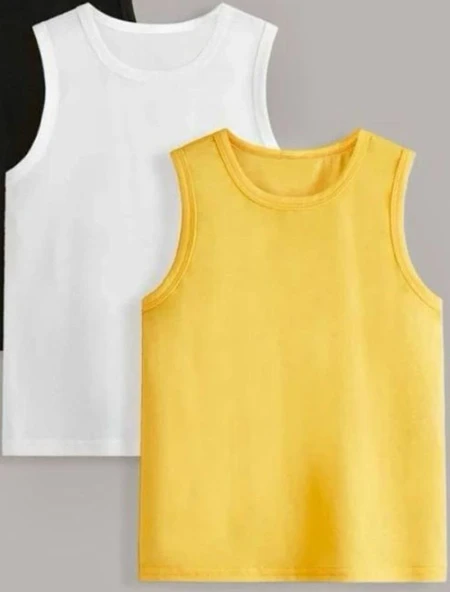 Kadın Esnek Süper Crop Halter Yaka Fitilli Örme BluzUR - 2