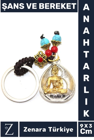 Premium Yüksek Kaliteli Dekoratif Şık Özel Gün Konsept Hediyelik ŞANS VE BEREKET Anahtarlık ürün görseli
