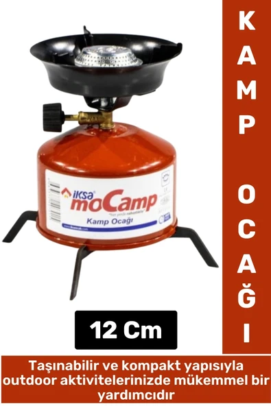 Premium Kompakt Kaydırmaz Devrilmez Ayaklı Kamp Piknik Balkon Ayarlanabilir KAMP OCAĞI SETİ