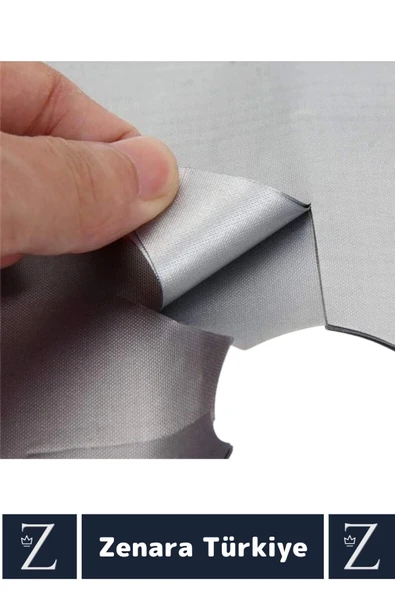 Premium Yüksek Kalite Uzun Ömürlü Kolay Temizlenir Yağ Kir Çözücü Ocak Koruyucu 4'lü Alüminyum Ped - Resim 3