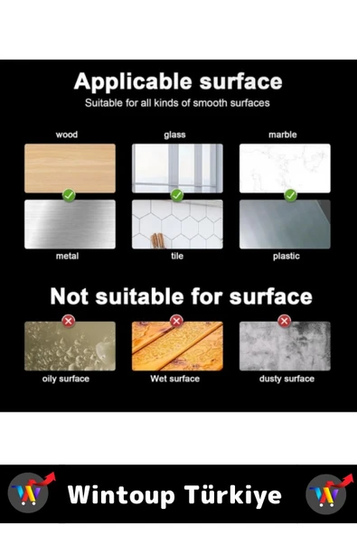 Premium Cam Metal Plastik Ahşap Mermer Çift Taraflı Şeffaf Nano Yuvarlak Montaj Macunu 84 Adet - 4