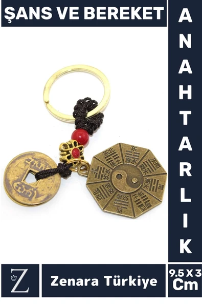 Özel Model Yüksek Kaliteli Dayanıklı Dekoratif Şık Özel Gün Hediyelik ŞANS VE BEREKET Anahtarlık