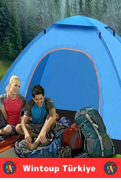 Premium 5 Parça Deprem Çantası İçi 2-3 Kişilik Çadır Uyku Tulumu İlk Yardım Çantası El Feneri Düdük - 2