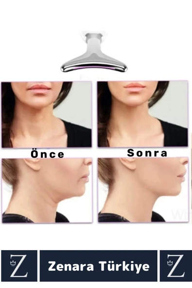 Premium Titreşimli Isıtma Özellikli Işık Terapisi Kırışıklık Cilt Sıkılaştırıcı Yüz Masaj Cihazı - 4