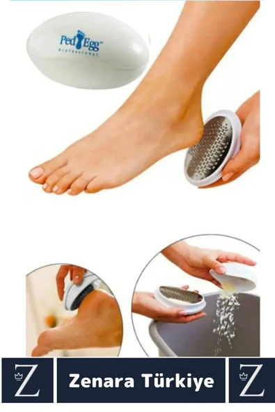 Premium Kolay Temizlenir Ölü Deri Cilt Kaldırma Nasır Temizleme Topuk Rendesi 2 Ponza Pedi - 3