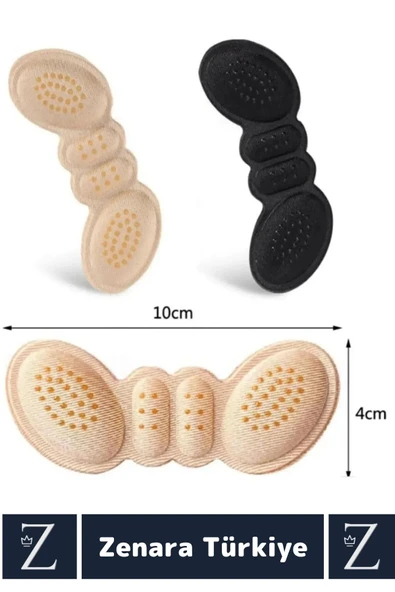 Premium Ayak Topuk Vurma Taban Arkası Koruyucu Ayakkabı Boşluk Doldurma Daraltma Pedi 5 Mm 5 Çift - Resim 6