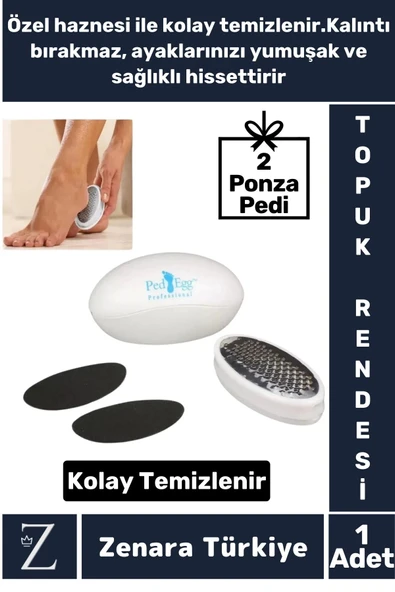 Premium Kolay Temizlenir Ölü Deri Cilt Kaldırma Nasır Temizleme Topuk Rendesi 2 Ponza Pedi