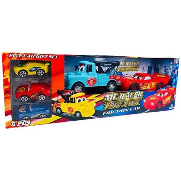 Şimşek McQueen Mater ve Arkadaşları 5'li set - 2