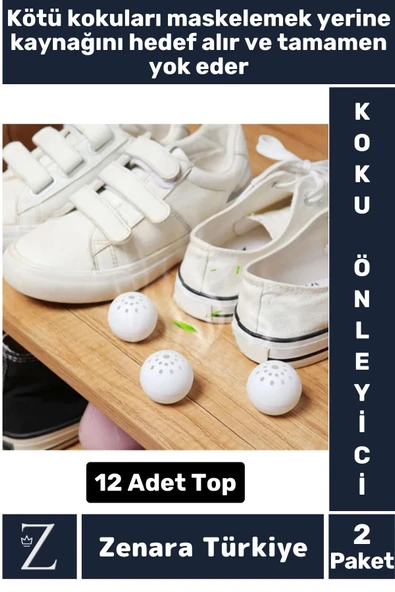 Premium Çevre Dostu Uzun Süreli Etkili Ferah Koku Spor Bot Ayakkabı Kötü Koku Giderici Top 12 Adet